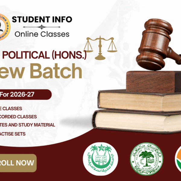 🏛️ B.A. (Hons) Political Science Entrance Preparation Course